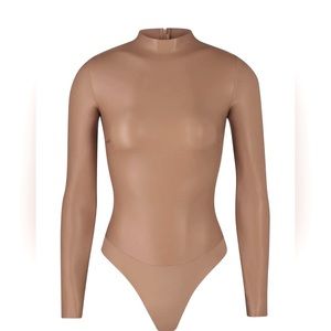 Skims faux leather bodysuit Sienna Small